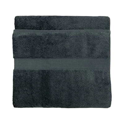 Image of Paoletti Cleopatra Egyptian 6 Piece Face Cloth/Hand/Bath Towel Bale, Cotton, Charcoal