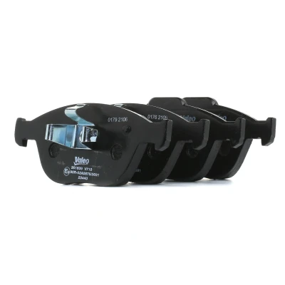 Image of 1355950, 1359884, 1360303, 1763678, 2177227 Brake pad set VALEO 301639 FIRST Front Axle excl. wear warning contact without anti squeak plate