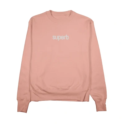 Image of Superb Oversize Hexaline WoMens sweatshirt Pink Size 2XL