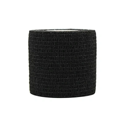 Image of Risscly Black 5cm cohesive Bandages Adhesive Bandage Vet wrap Medical Tape Sticky 12 Rolls