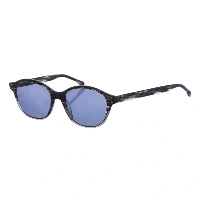 Image of Zen Womens Z470 oval shape acetate sunglasses for women Dark Grey One Size