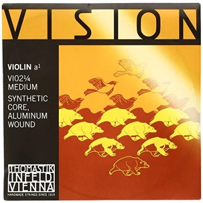 Image of Thomastik Einzelsaite für 1/4 Violine Vision A Saite Kunststoffkern, Aluminium umsponnen, mittel