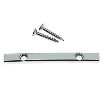Image of Chrome Electric Guitar String Retainer Bar Fits FR
