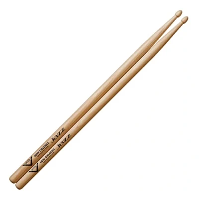 Image of Vater Drumsticks VHNOJW New Orleans Jazz American Hickory Series Acorn Wood Tip