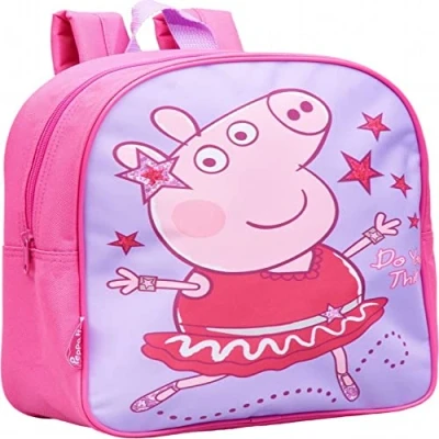 Image of Girls Peppa Pig Bag Rucksack Official Merchandise School PE