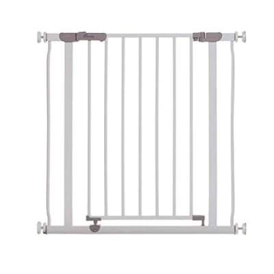 Image of Dreambaby Ava Baby Safety Gate, Pressure Mounted Security Gate Fits Opening from 75 81 cm Wide with Double Locking Mechanism Feature White Model G2095BB