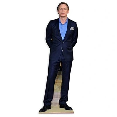 Image of CS435 Star Cutouts Daniel Craig Gift Part Decoration Birthday Supplies Movie Cardboard Cutout Amazing Quality Photo Image
