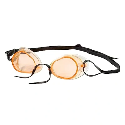 Image of Tyron Performance Race Goggle Swimming Goggles Further Development of Swedish with Soft Silicone Edge and Bridge Training Competition (Amber)