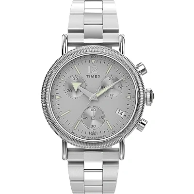 Image of Timex Men&#039;s Waterbury Traditional, Stainless Steel/Silver Tone/Silver Tone, bracelet