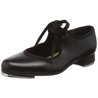 Image of Bloch Timestep, Girls&#039; Tap Dancing Shoes, Black (Black), 13.5 UK