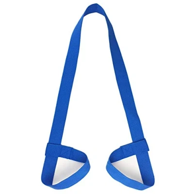 Image of Riarbronee Yoga Mat Carrying Strap Sling，Adjustable Loops for all Sizes（Mat not included） (Blue)