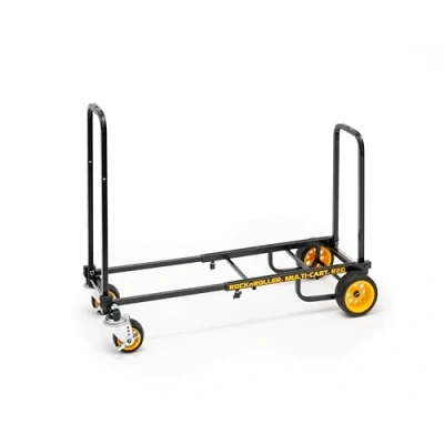 Image of Rock N Roller R2G (Micro Ground Glider) 8 in 1 Folding Multi Cart/Hand Truck/Dolly/Platform Cart/26&quot; to 39&quot; Telescoping Frame/350 lbs. Load Capacity, Black