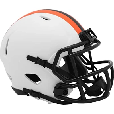 Image of Riddell Speed Mini Football Helmet LUNAR Cleveland Browns