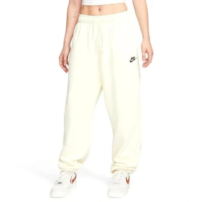 Image of Nike Sportswear W NSW CLUB FLC MR PANT OS Tracksuit bottoms, Women&#039;s, Size: Medium, Coconut milk
