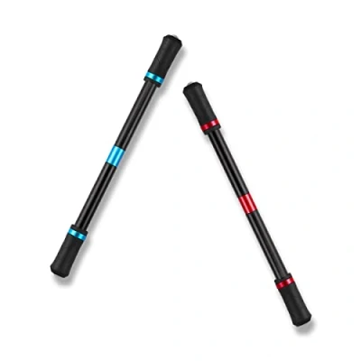 Image of Jagowa 2PCS Rotating Pen Rolling Finger Spinning Gaming Ballpoint for Students Pressure Relief (Red, Blue)