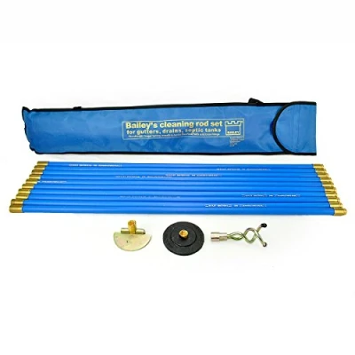 Image of Bailey 5431 Universal Drain Rod Set in Carry Bag (3 Pieces)