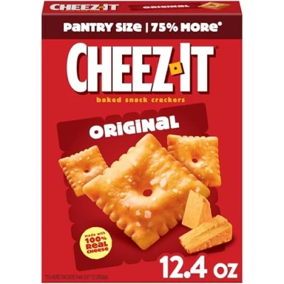 Image of Cheez it Original Baked Snack Crackers 12.4oz 351g