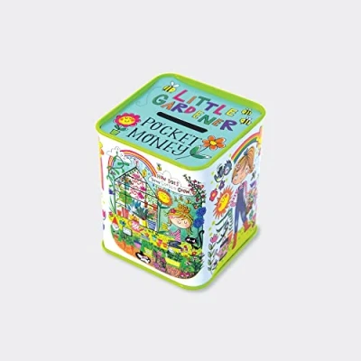 Image of Rachel Ellen Little Gardener Money Box, 92mm x 77mm 77mm, Multicolor, One Size (MONBOX35)