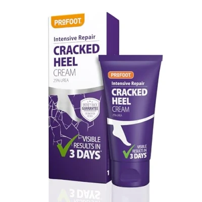 Image of Profoot Cracked Heel Cream Intensive Repair for Heels and Feet Moisturising Treatment Dry Skin High Urea Content 60ml Exfoliating