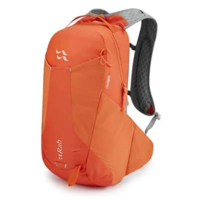 Image of Rab Aeon LT Series Backpack for Hiking and Outdoors, 18 Liter, Firecracker