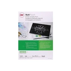 Image of GBC Laminating Pouches Matt 150 Micron for A4 [Pack 100] 3747240