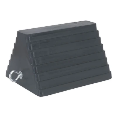 Image of Sealey Rubber Wheel Chock 3.8kg Single