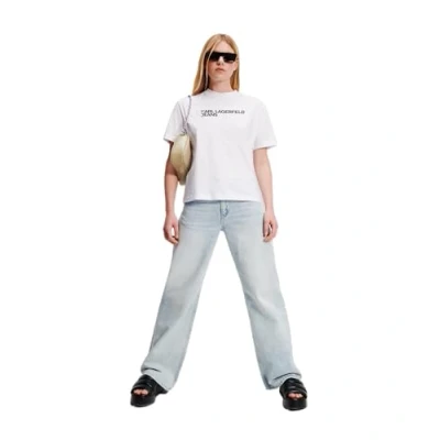 Image of KARL LAGERFELD JEANS Regular FIT Short Sleeve TEE, White, XS