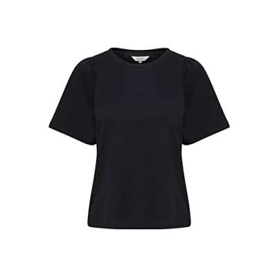 Image of Part Two Women&#039;s T Shirt Short Sleeves Jersey Tee Crew Neck Regular Fit, Black, L