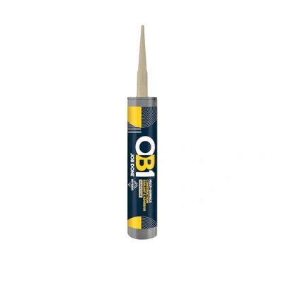 Image of OB1 Sandstone Multi Surface Construction Sealant &amp; Adhesive Hybrid Technology Excellent Chemical Resistance Water Resistant Weather Food Safe 290ml