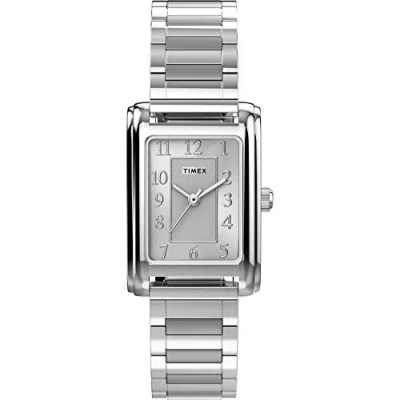 Image of Timex Women&#039;s Meriden 21mm Watch Silver Tone with Expansion Band
