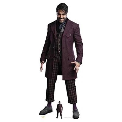 Image of STAR CUTOUTS SC1537 The Master Sacha Dhawan Lifesize Cardboard Cutout/Display/Decoration Height 170cm Width 64cm, Solid, Multicolour, Regular