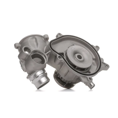 Image of 11517531859, 11517531860, 11517586779 Water pump SKF VKPC 88305 with gaskets/seals Metal for V ribbed belt use BMW: 5 Saloon, X5, 6 Convertible