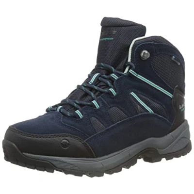 Image of Hi Tec Bandera LITE WP Womens Hiking Boot, Sky Captain/Mint/Navigate, 4 UK