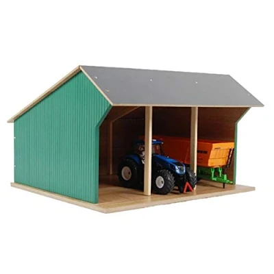 Image of Kids Globe Wooden farm shed 1:32 Toys