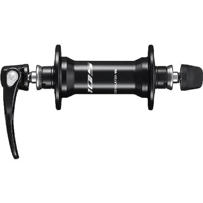 Image of Shimano 105 HB R7000 front hub, 100 mm Q/R, 36 hole, black