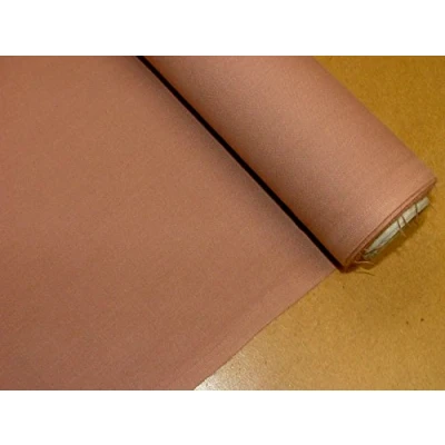 Image of Pandoras Upholstery 1 Metre Fawn Flame Retardant Calico Fabric Curtain Craft