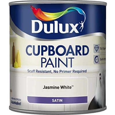 Image of Dulux Cupboard Paint Jasmine White 600ml