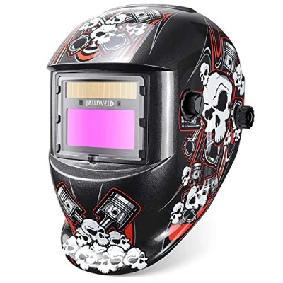 Image of JALUWELD Auto Darkening Welding Helmet Adjustable Mask Battery &amp; Solar Powered Welders DIN9 13 Shade Arc Tig Mig Grinding