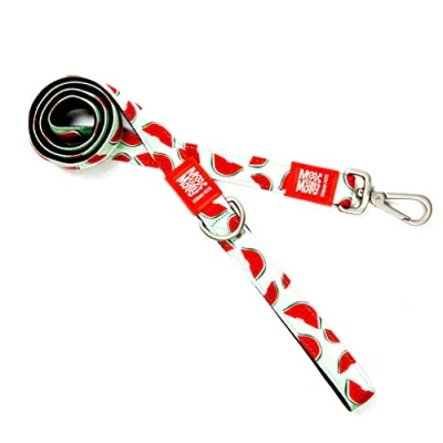 Image of Max &amp; Molly Watermelon And Colorful Unique Design Comfortable Secure Cushioned Neoprene Sporty Elegant Short Leashes, M