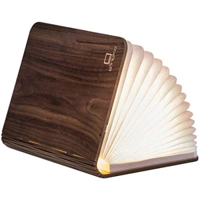 Image of Gingko Design Leather Booklight (Large, Walnut)