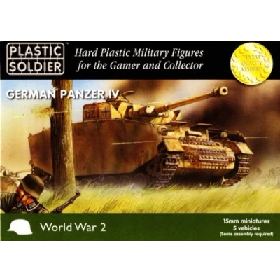 Image of Plastic Soldier Company German Panzer IV Tank 15mm Miniatures