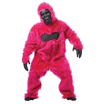 Image of California Costumes 01010PIK Gorilla (Pink) animal Adult Sized Costumes, Default