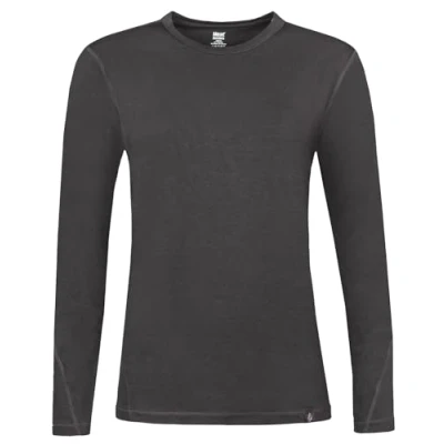 Image of HEAT HOLDERS Ladies Long Sleeve Thermal Top Ultra Lite Fleece Lined Base Layer for Cold Weather (L, Charcoal)