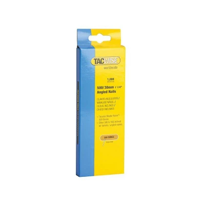 Image of Tacwise 500 18 Gauge 30mm Angled Nails (Pack 1000) TAC0481