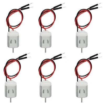 Image of Gikfun 1.5V 6V Type 130 Miniature DC Motors for Arduino Hobby Projects DIY (Case Pack of 6) EK1450