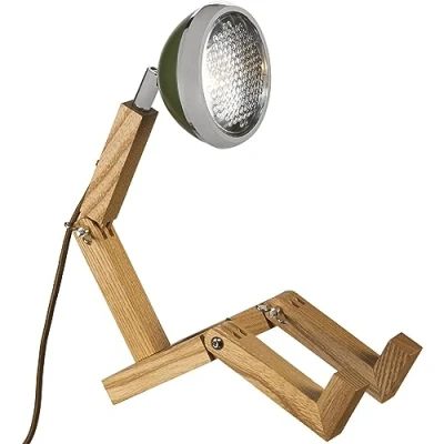 Image of Piffany Copenhagen Mr. Wattson Mini Table Lamp USB Ash/Army Green
