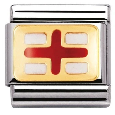 Image of Nomination English Flag Charm
