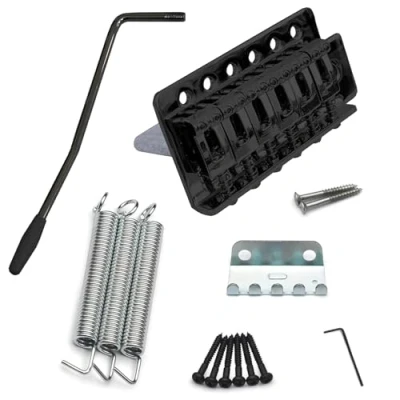Image of 52.5mm Guitar Tremolo Bridge Tool Set for Fender Strat Squier Electric Replacement (BLACK)