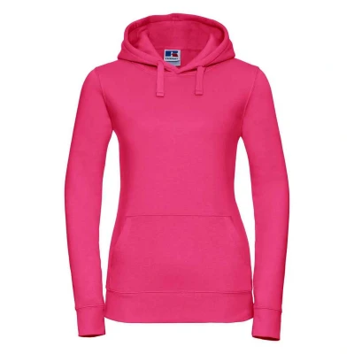 Image of Russell Athletic Womens/Ladies Authentic Hoodie (Fuchsia) Size 10 UK