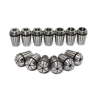Image of RATTMMOTOR 14 Pcs ER11 Spring Collet Set,Collet Chuck 1 7mm Pliers for Router CNC Engraving/milling Machine Lathe Tool